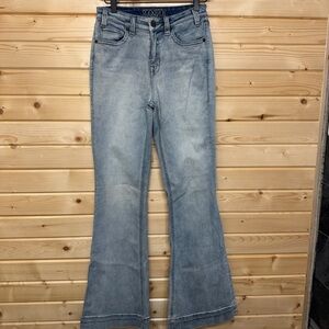 Classic Denim Trouser Flair Wide Leg Jeans